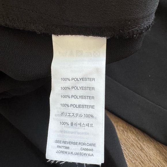 J. Crew elastic waistband black pants.  Women’s size 10.  Like new condition! - Picture 7 of 11